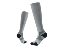 Meias De Compressão Para Panturrilha Tamanho G/gg, Ideais Para Fitness, Corrida E Esportes Em Geral, Cinza Claro