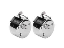 Contador Manual de Botão Inox 0 9999
