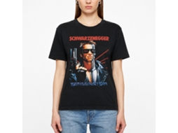Rockinstone Terminator Schwarz Black Adult T-shirt Size:xxl