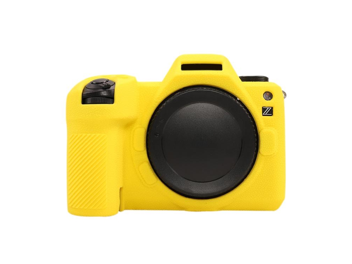 Capa Protetora de Silicone Macio com Textura de Lichia para Nikon Z6iii Amarelo XIAOMOYU