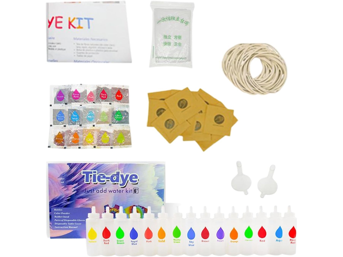 Kit Para Tingir Roupas Com A Técnica Tie Dye