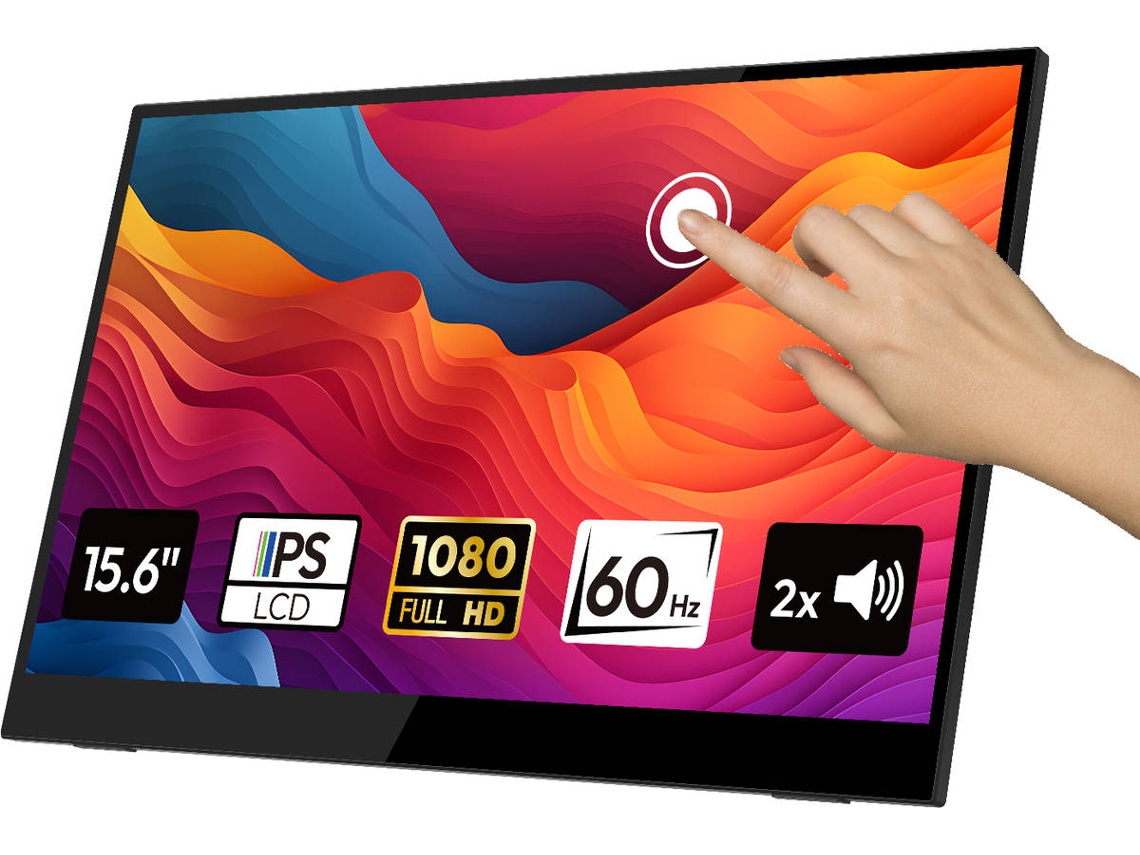 Monitor LOGICOM Touch (15,6'' - Full HD - 20 ms - 60 Hz)