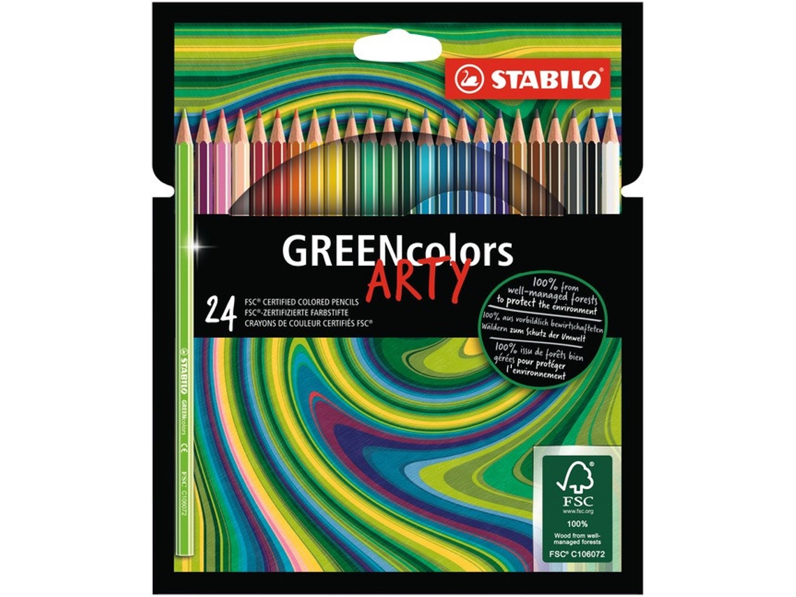 STABILO Greencolors Arty Multicolor 24 Peças