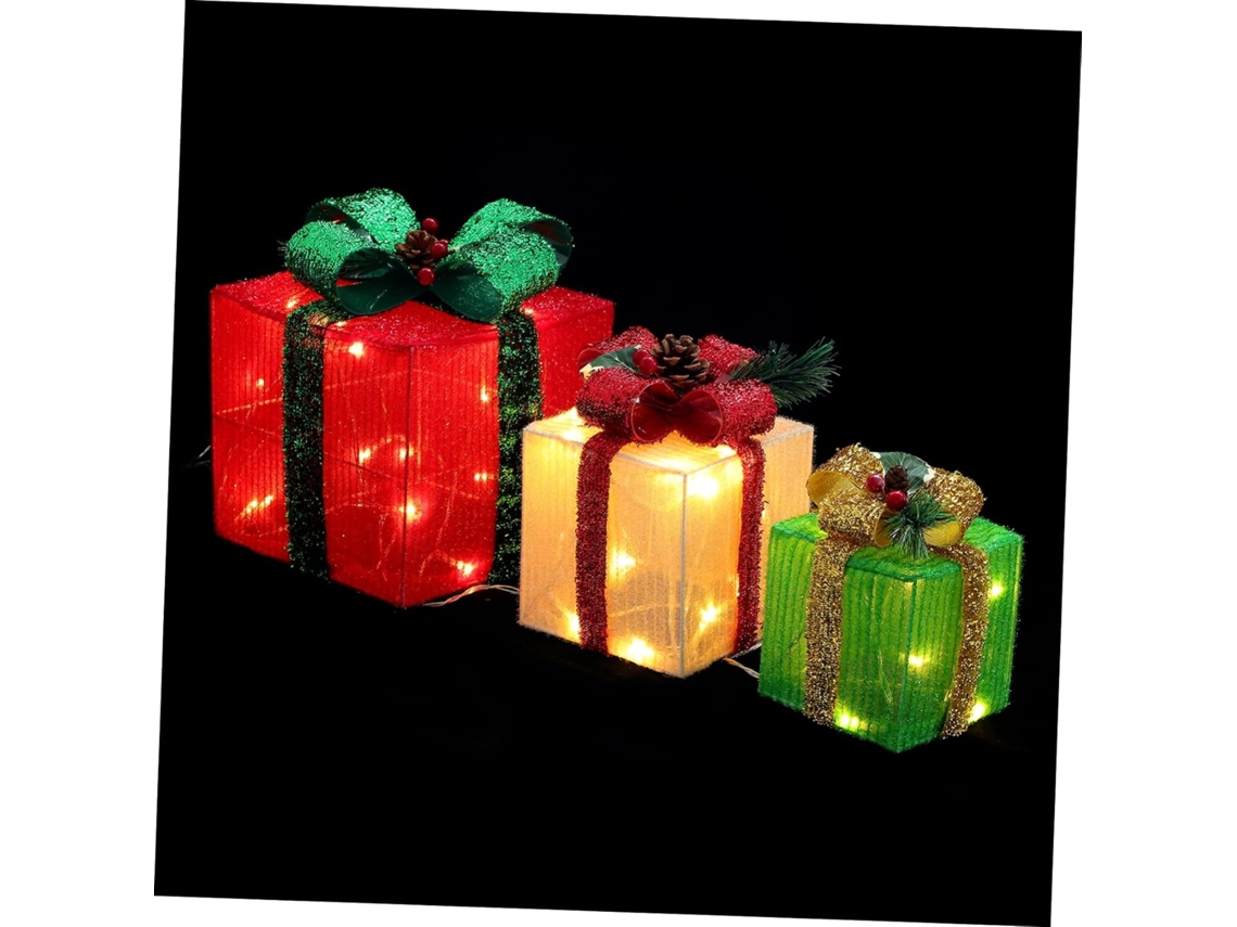 Cordões De Luzes Decorativos, Luminárias De Cordão Para , Caixas De Natal Gokoco