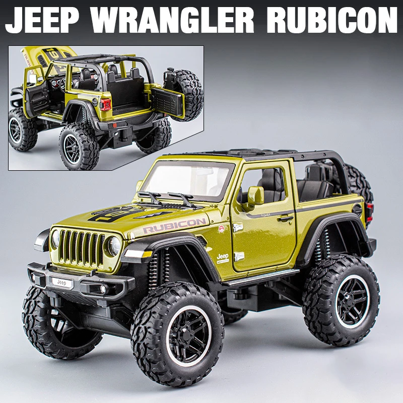 (verde) Miniatura De Carro Em Escala 1:20, Altamente Realista E Requintada, Feita De Liga Metálica Para Uso Off-road, Item De Colecionador.