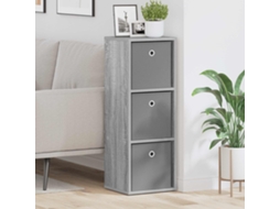 Vidaxl Buffet Com Gaveta Cinza Sonoma 30,5 X 27 X 84,5 Cm
