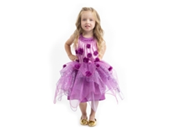 Fantasia De Fada Roxa Da Little Adventures Para Crianças De 5 A 7 Anos Vestido De Conto De Fadas