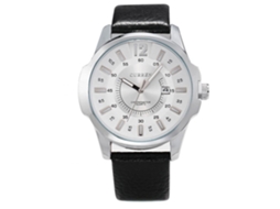 Reloj De Pulsera Para Hombre Moda De Caballero Con Movimiento De Cuarzo (blanco)