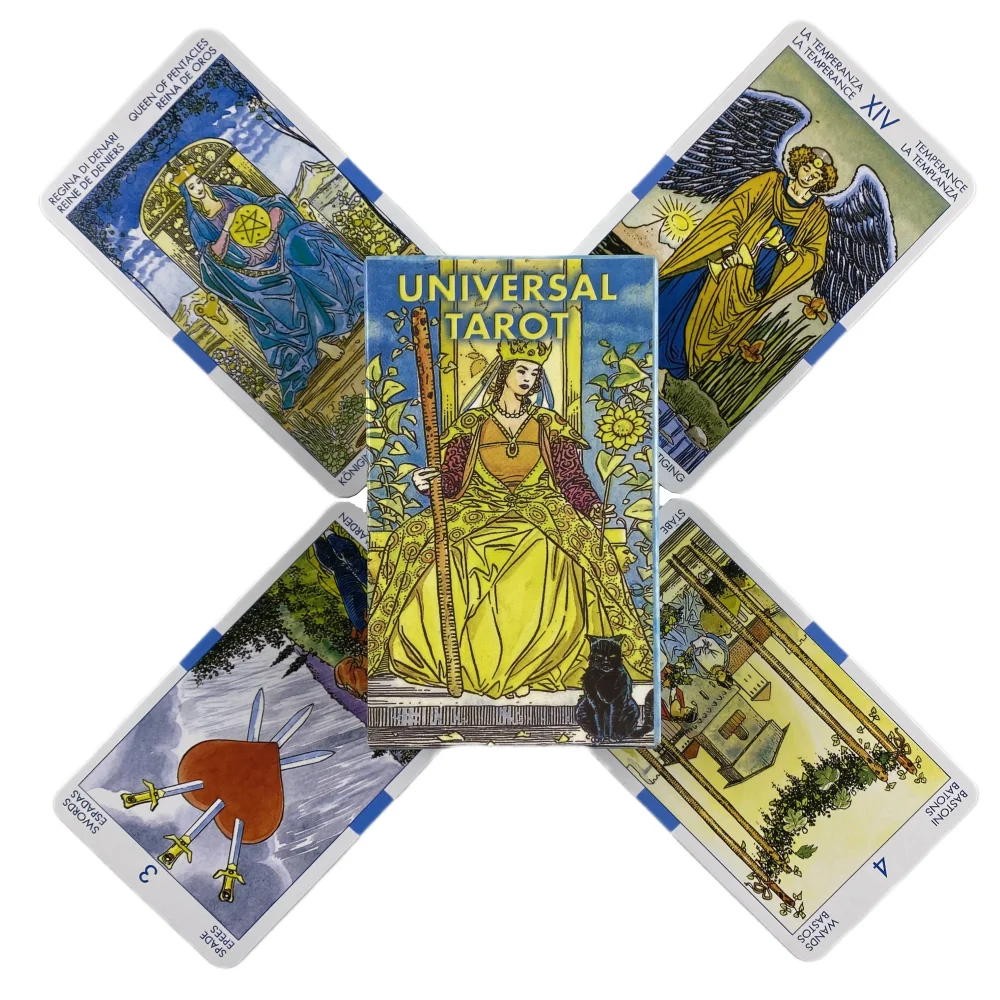 Tarô Dos Cavaleiros Universais - Cartas Oráculo De 78 Cartas (versão Em Inglês)