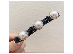 2026 pinzas de Pelo Trenzadas de Piedra Cristal Con Perlas Y Rhinestones para Flequillo Doble