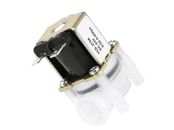 Válvula Solenoide Laxiscreed 24v Dc N/c De 1/4 Para Purificadores De Água Em Plástico