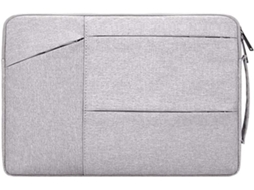 Estojo para Laptop, Bolsa de Armazenamento, Pasta Executiva para Viagens de Negócios, Cinza SFUSHOS