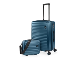 Conjunto De Malas Rígidas Em Abs Jaslen Padua Azul (43x65x27 Cm 68l)