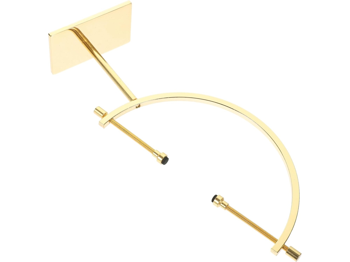 Suporte Ajustável Galpada Para Esferas De Cristal Tamanho Médio, Base Em Aço Inoxidável Dourado, Suporte Para Pedras E