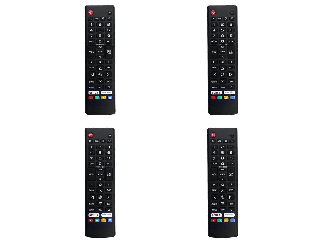 4 Controles Remotos Akb76037002 Para Tvs Rca 4k Uhd Smart Webos Rwosu6547, Rwosu5549, Rwosu5847, Rwosu5047 E Rwosu5549-b.