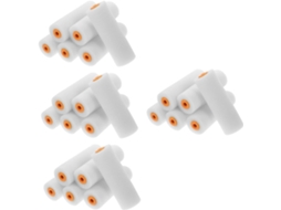 Conjunto De 24 Peças Para Pintura Em Parede Com Cabos De Espuma, Ferramentas Para Prática De Pintura A Óleo.