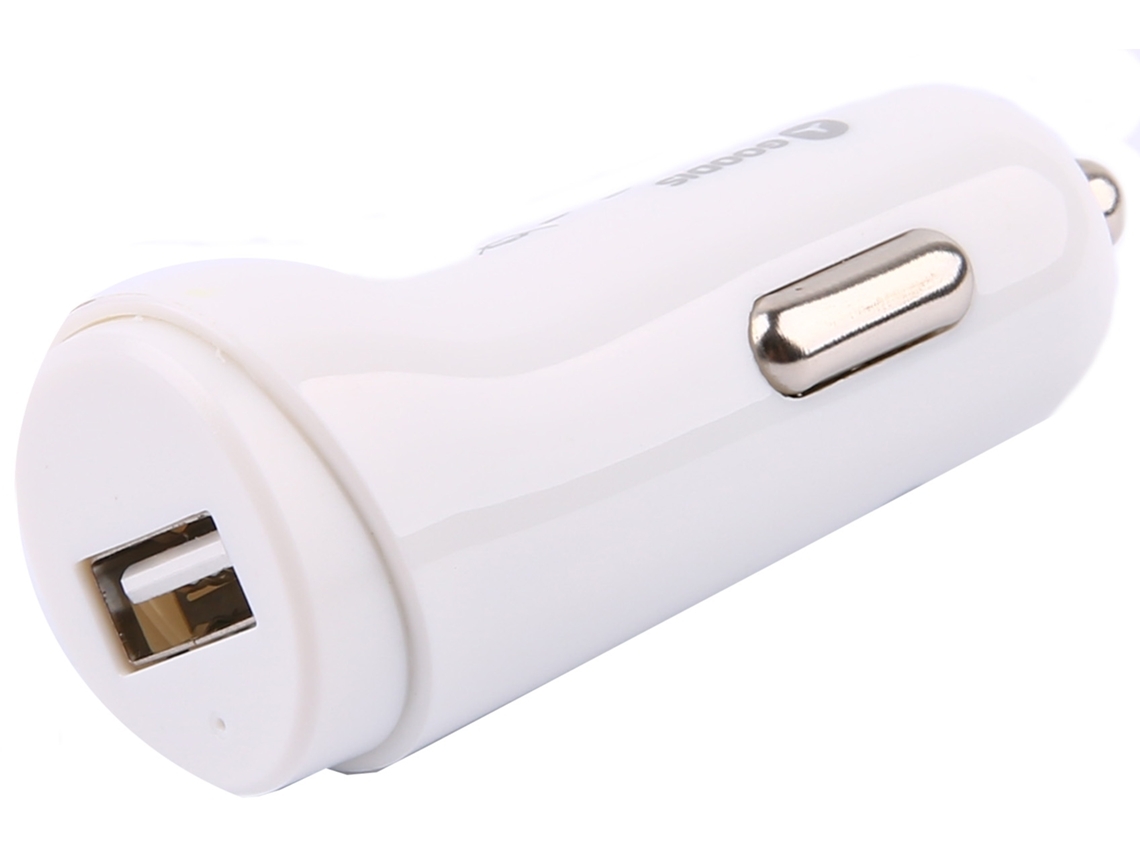 Adaptador Auto GOODIS 5V-1A Branco