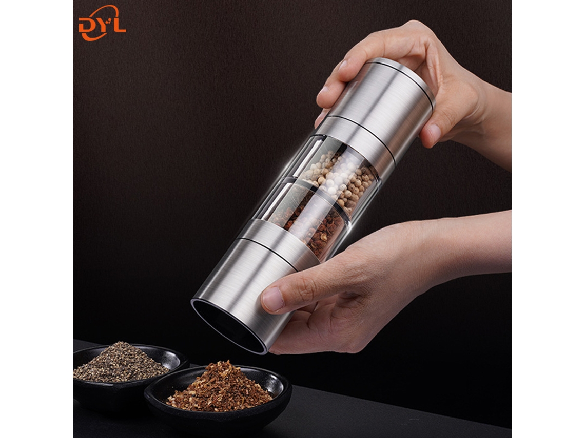 Moedor de Pimenta AQUAFORGE manual, aço inox, núcleo de cerâmica