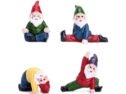 Conjunto De Anão Elfo Para Jardim, Artesanato