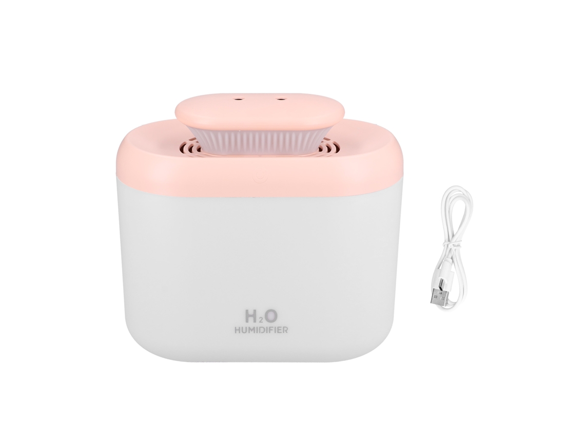 Humedificador De Névoa 3500ml Silencioso Com Luz Noturna Para Lar E Escritório Rosa