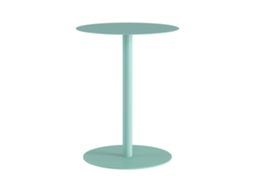 Mesa lateral redonda Nastätten para uso interno/externo, 50xø40 cm, verde menta, [EN.CASA]