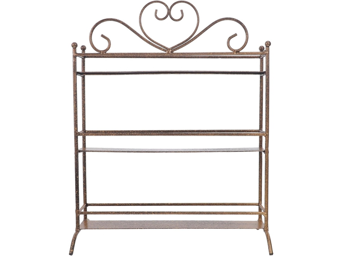 Organizador De Bancada Banheiro Alipis Iron Com 3 Níveis, Estrutura De Metal, Suporte Para Perfumes E Maquiagem