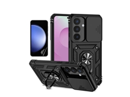 Kit Película Hydrogel Frente Capa Magnetic Slide Window Phonecare Para Samsung Galaxy S26 - Preto