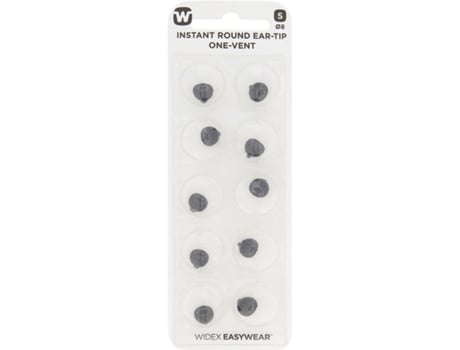 Widex COSELGI Pontas Auriculares Cúpula Ponta Alto-Falantes Tubo Fino Easywear Ponta Auricular Instantânea Redonda de Uma Ventilação S