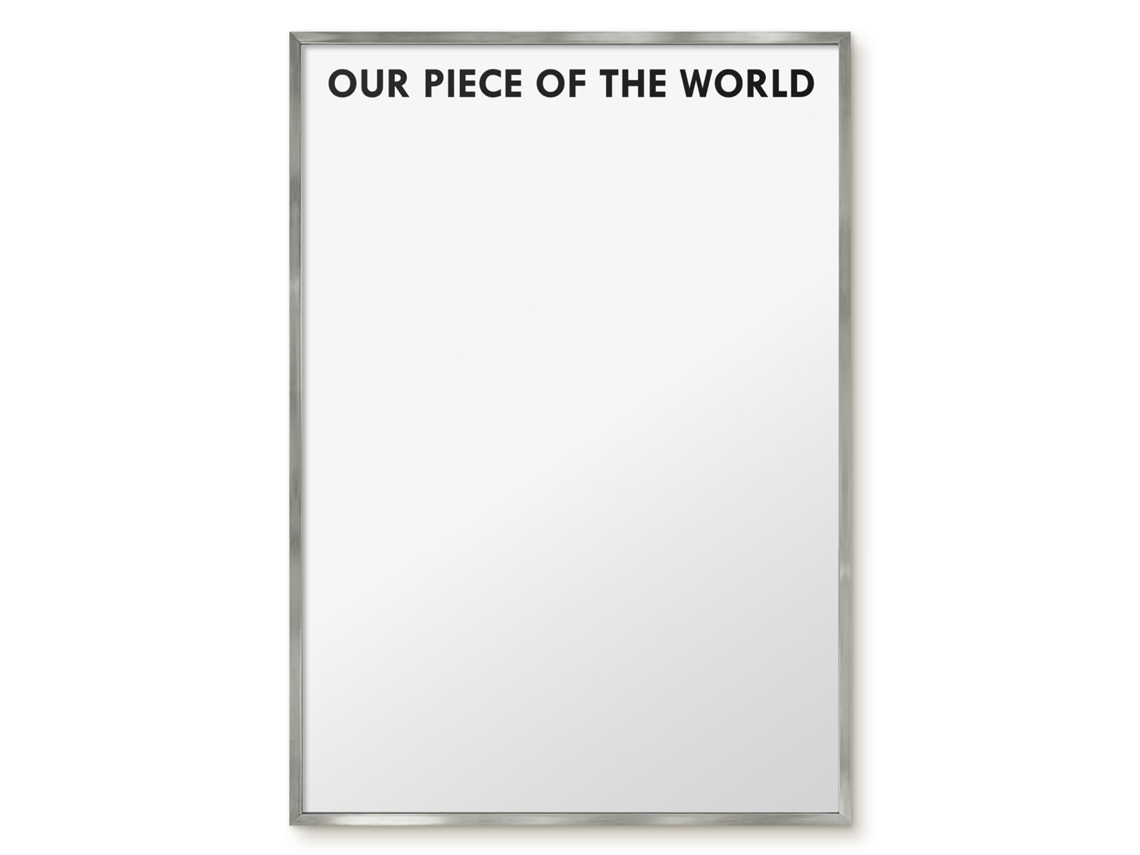 Magnetic Board For Wall Our Piece Of The World For The Bedroom Espelharte (70x100 Cm)