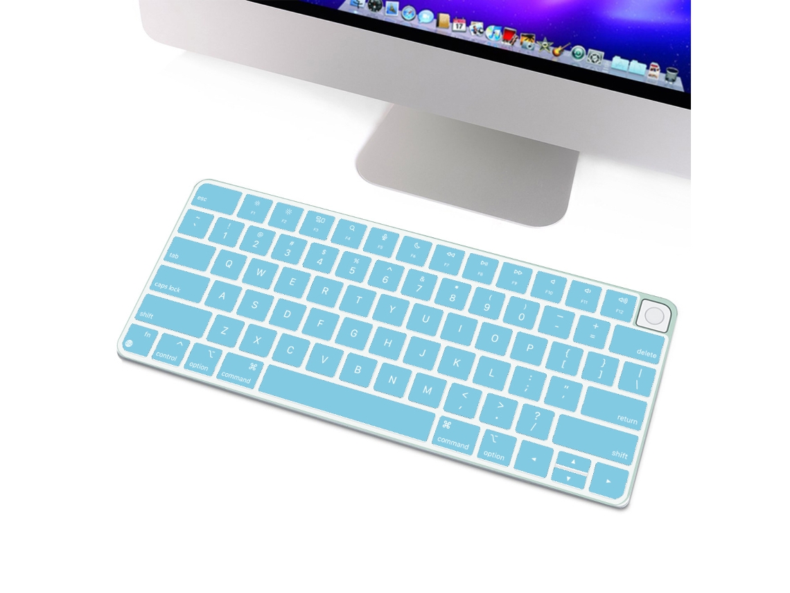 Capa Silicone HEXINYIGJLY para Teclado Imac Magic, Proteção Silenciosa Lavável (A3118, a2449, a2450) | HEXINYIGJLY