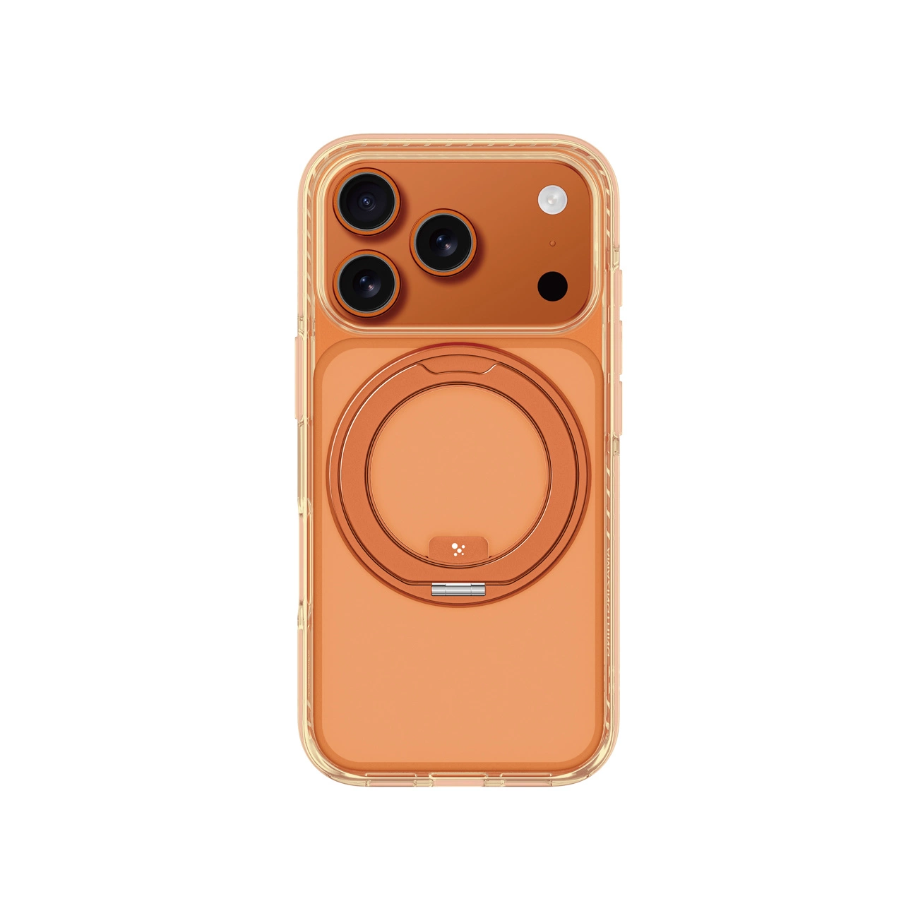 Capa Incrível Titan Pro Spin Para Iphone 17 Pro Magsafe Laranja