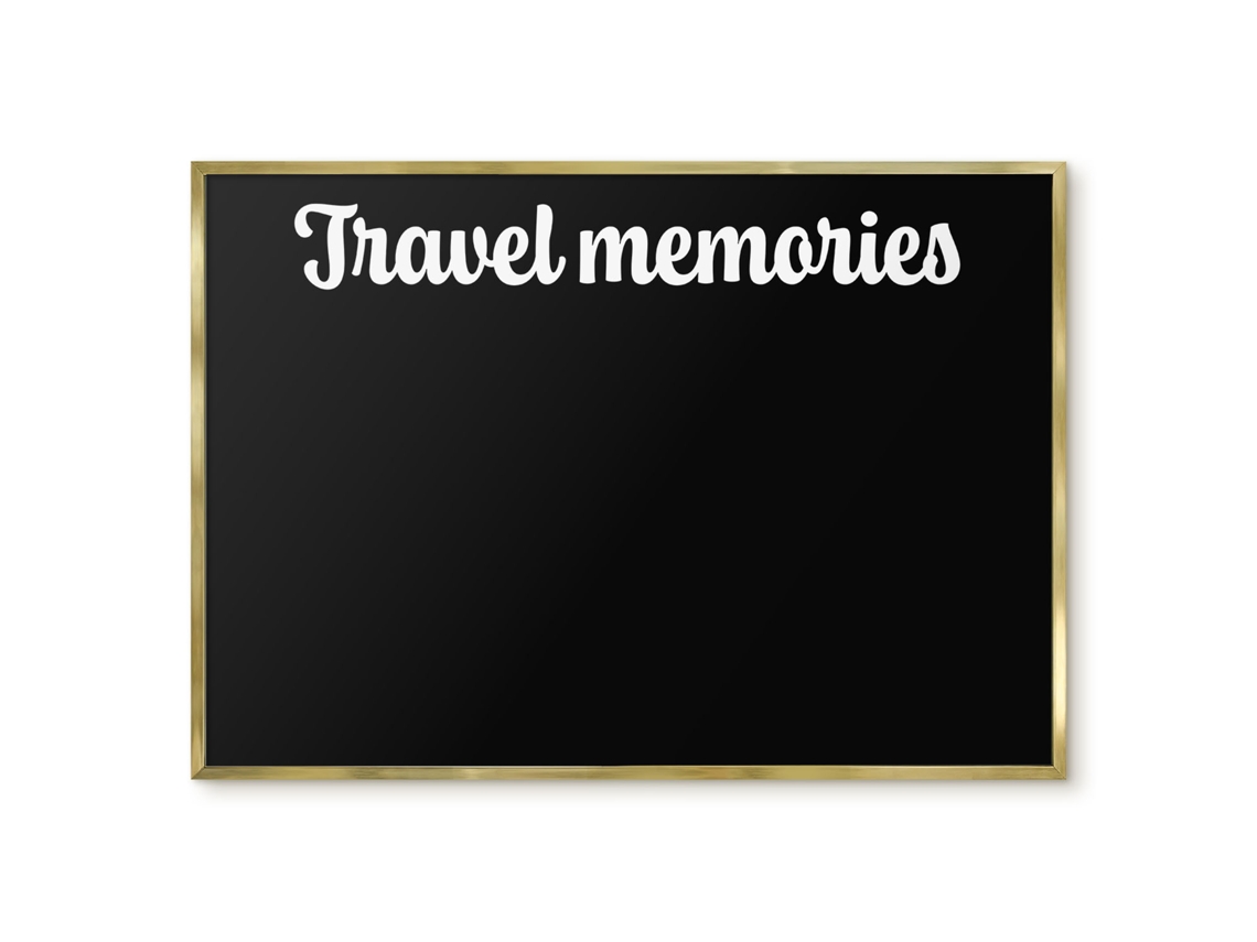 Magnetic Board Travel Memories For The Living Room Espelharte (100x70 Cm)