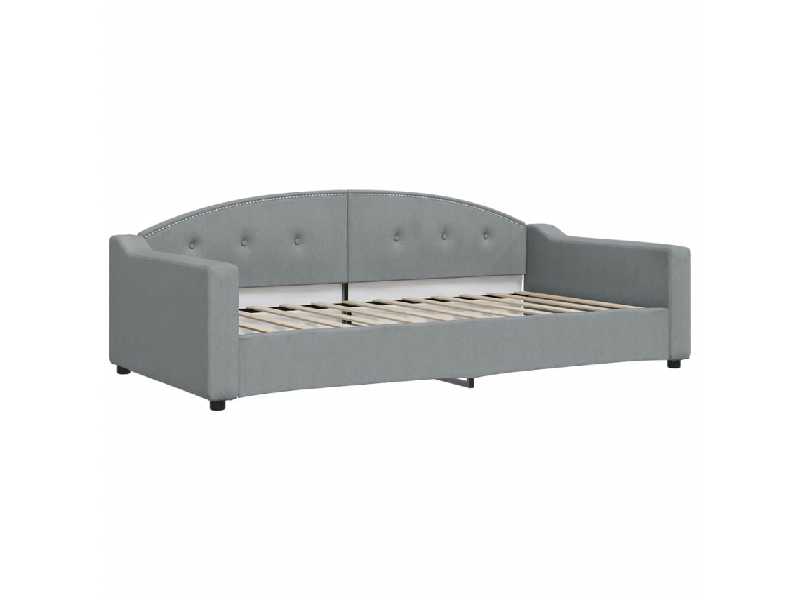 Day Bed, Day Beds Vidaxl Cinzeto Tecido (100 X 200 Cm)