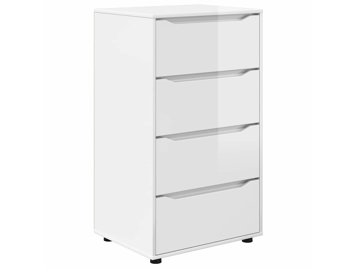 Armários de Armazenamento 2 Peças Branco Brilhante MAISON EXCLUSIVE