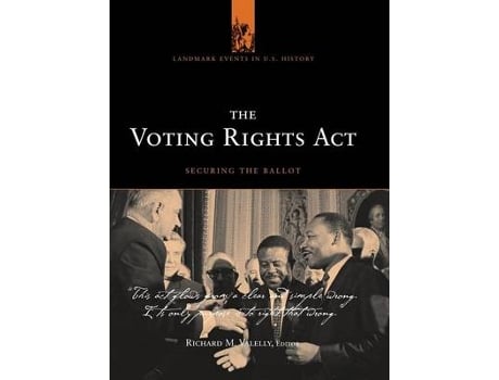 Livro the voting rights act de edited by richard m valelly (inglês)