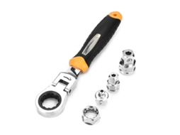Chave de Soquete Retrátil Reversível com Mancal 1/2" | S/MARCA