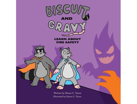 Livro Biscuit and Gravy Learn About Fire Safety Shaun Tyson (Inglês)
