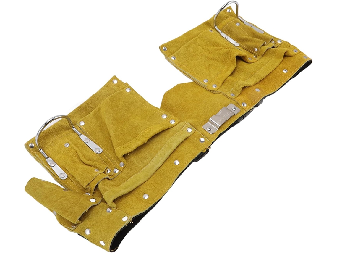 Bolsa Para Ferramentas Youthink, Cinto De Ferramentas Couro Para Carpinteiro, 49x 20cm, Vários Bolsos, Fivela, Avental