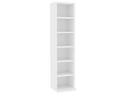 Cd Cabinet, Cd Cabinets Vidaxl Branco Madeira Processada (n/a)