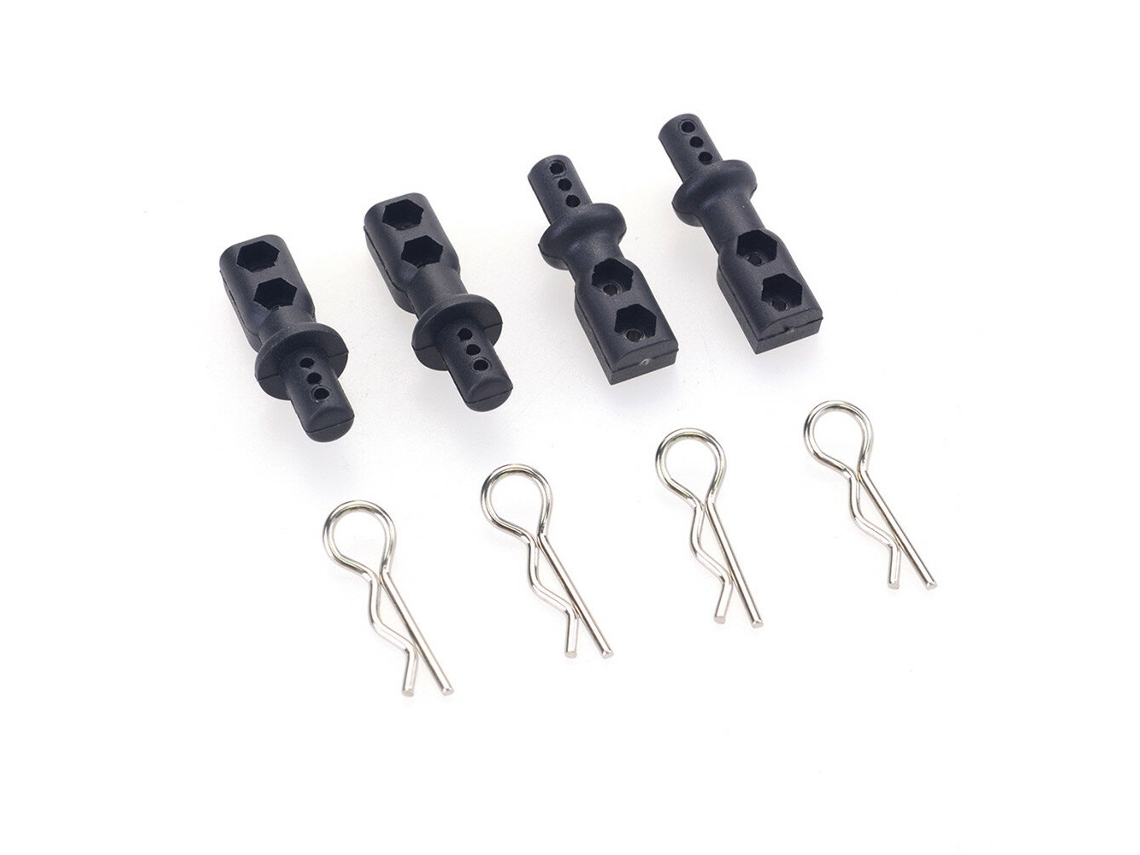 Conjunto de Suportes de Carroçaria Zd Racing 8185 com Presilhas para Veículos Rc 9021 V3 Truggy 1/8. MDUG