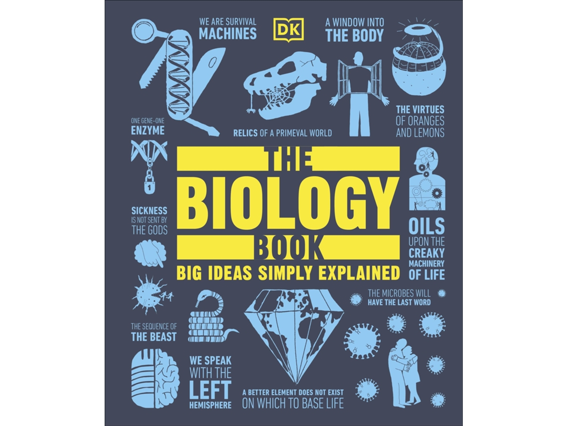 Livro The Biology Book de Dk (Inglês - Capa Dura)
