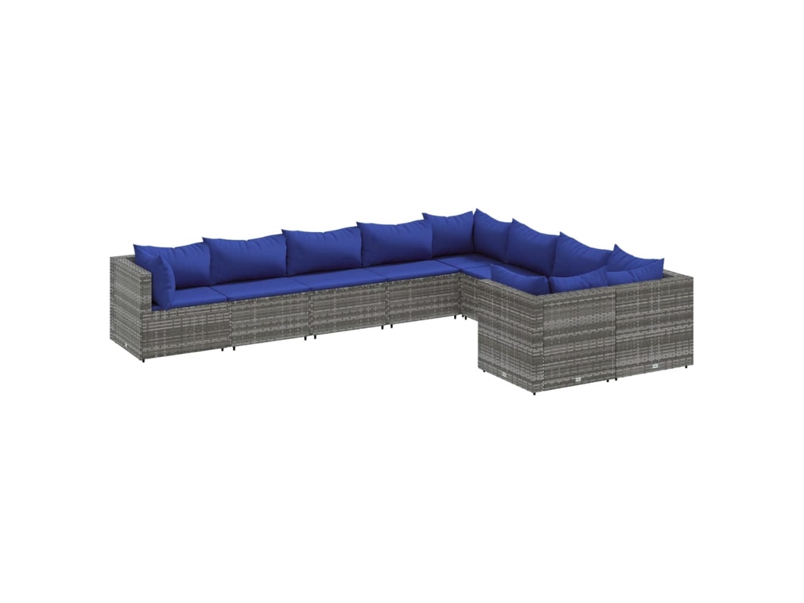 Garden Sofa Set, Garden Sofa Sets Vidaxl Cinzeto Rattan / Vime (n/a)