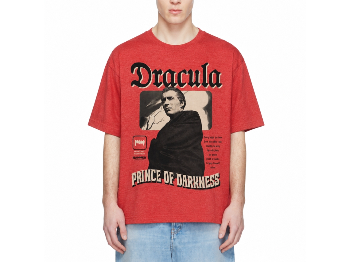 Rockinstone Hammer Horror Prince Of D Graphic T-shirt Size:xxxl