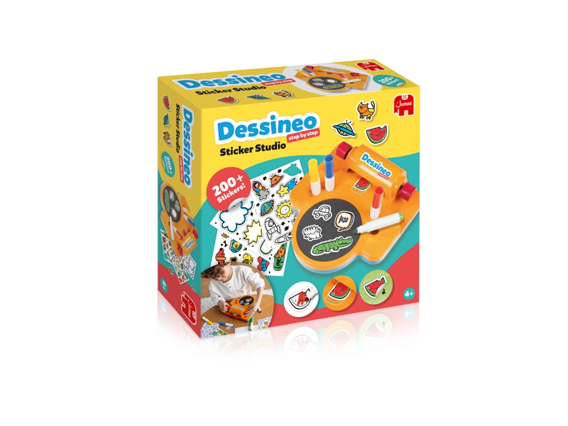 DESSINEO Stickers Studio (Idade Mínima Recomendada: 4 Anos)