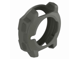 Capa Protetora De Silicone Para Smartwatch, Cinza, Resistente Ao Desgaste E À Prova D'água.