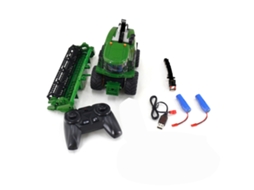 Mali caminhão Colheitadeira Rc 1/24 Controle Remoto 2.4ghz com Efeitos de Fumaça Luz e Som Brinquedo Agrícola