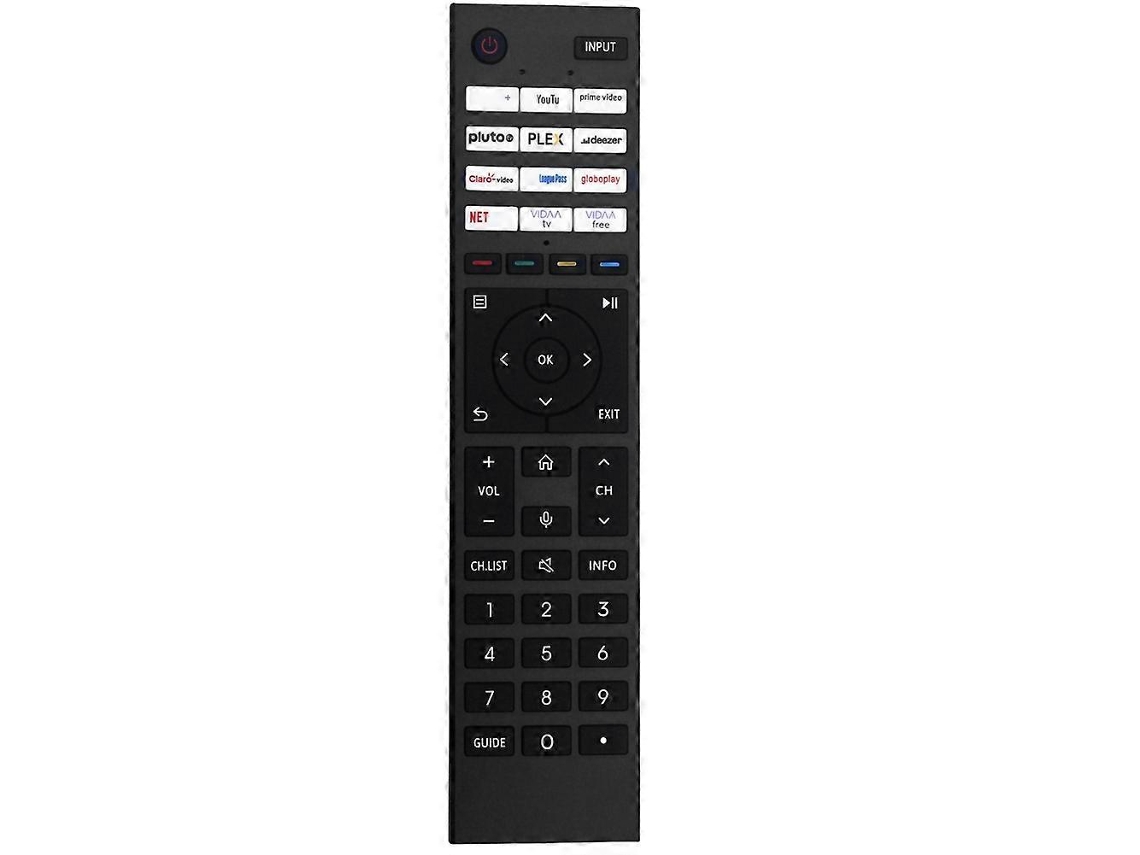 Controle Remoto De Substituição Ct-95051 Para Tv Led Smart Android 4k Da Toshiba