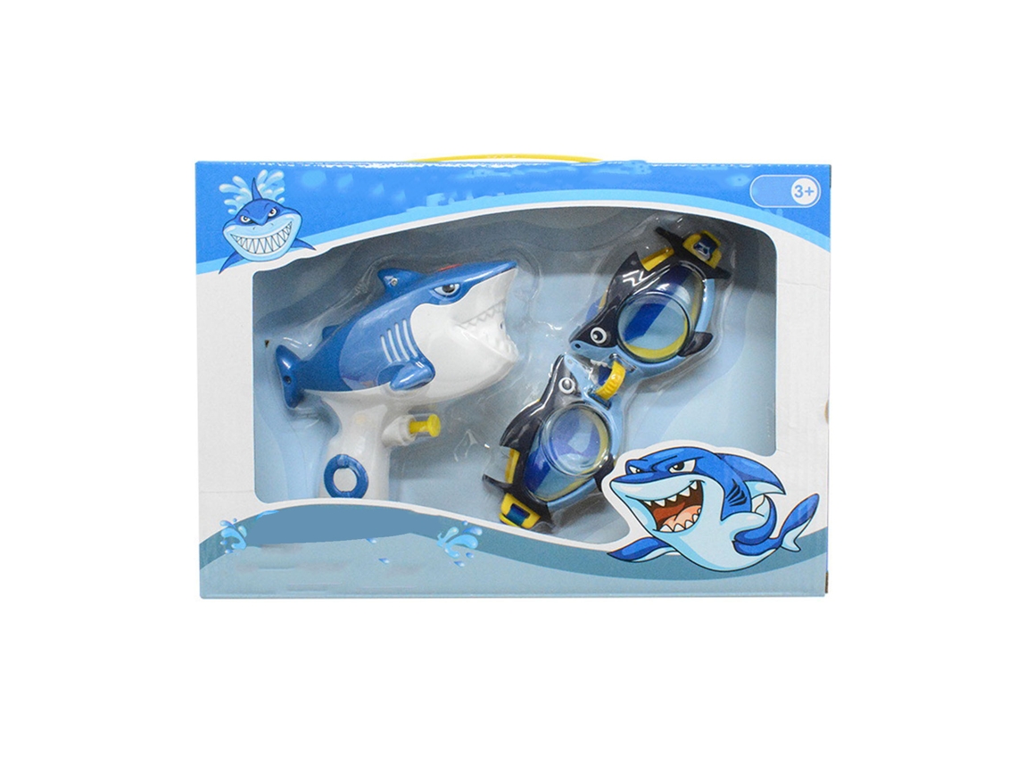 Primerox brinquedo Spray de Água Tubarão Animal Verão Praia Pressão Cartoon Plástico