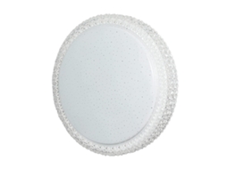 Nettlife Led Luz De Teto Com Controlo Remoto Regulável 18 W, Diâmetro 30 Cm, Céu Estrelado De Cristal Moderno, Adequado Para Quarto, Sala De Estar
