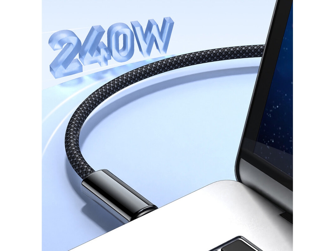 Cabo Wanew 240w Tipo C Para Tipo C Com Conector Magnético, Carregamento Rápido Pd3.1 Fcp Scp, Transmiss?o De Dados, 1m/1,5m De Comprimento